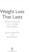 Weight Watchers Weight Loss That Lasts: Break Through the 10 Big Diet Myths